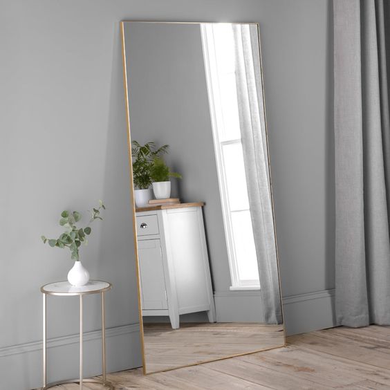 Selene XL Rectangular Mirror Gold