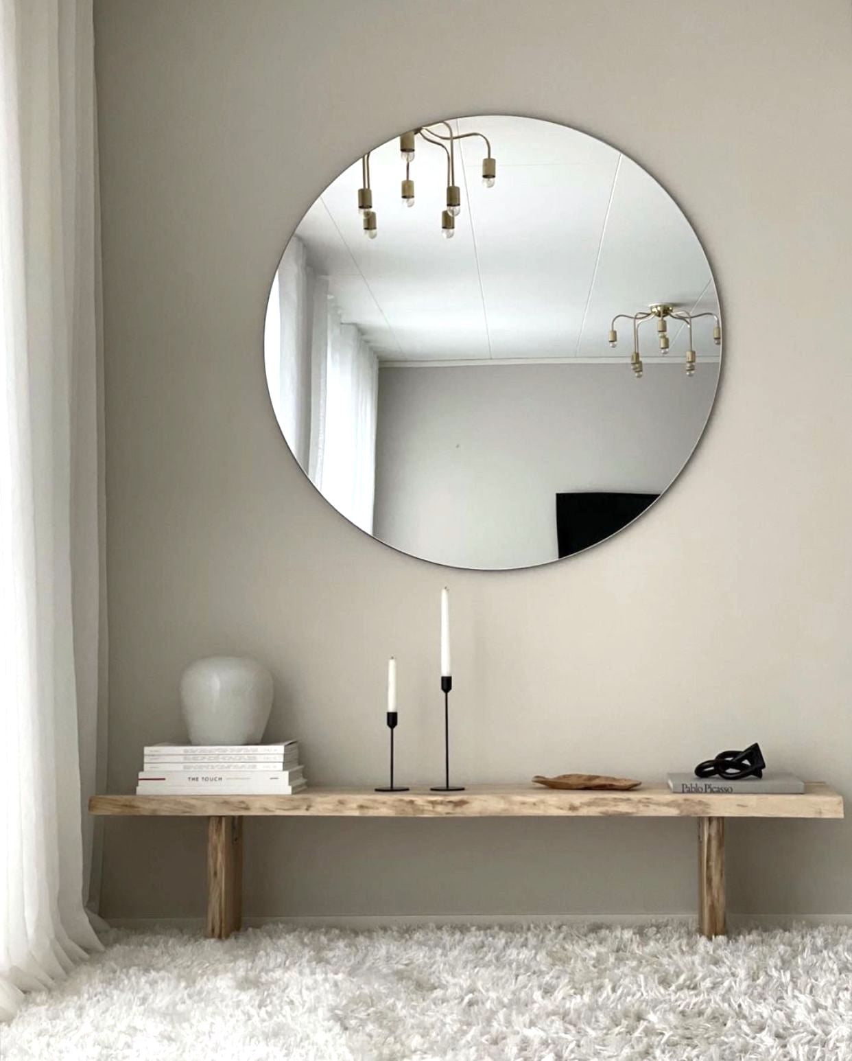 Harmonia Round Mirror Frameless