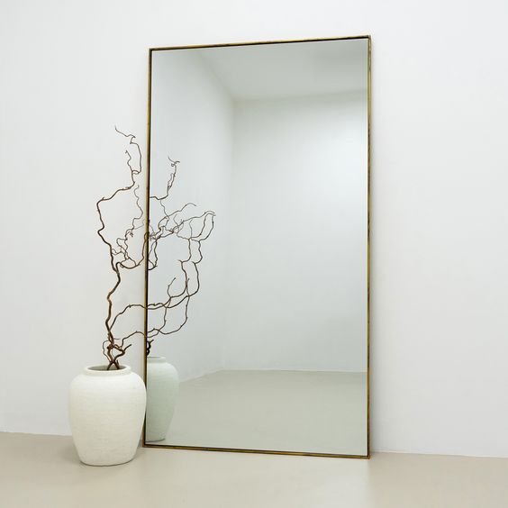 Selene XL Rectangular Mirror Gold