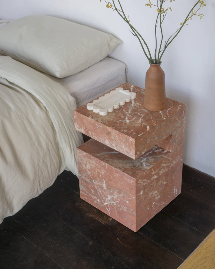 Eros Roza Pink Side Table