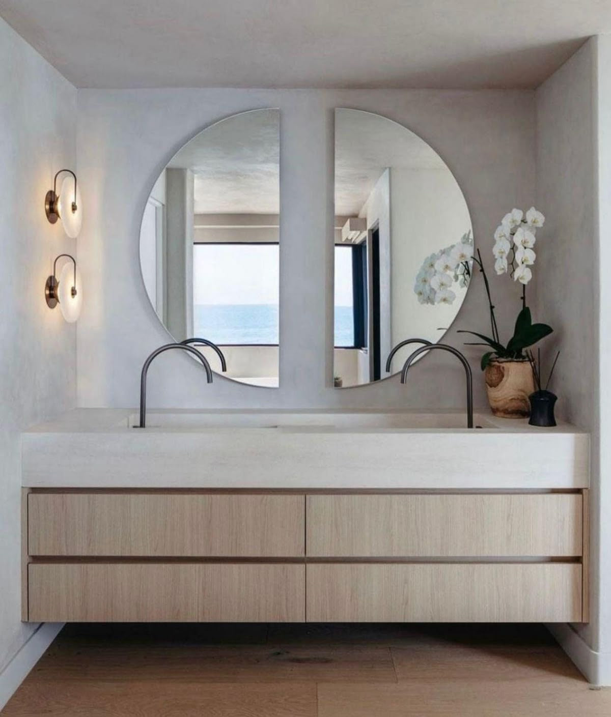 Half Moon Mirror