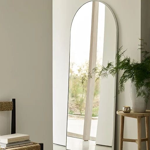 Calypso Arch Mirror Silver