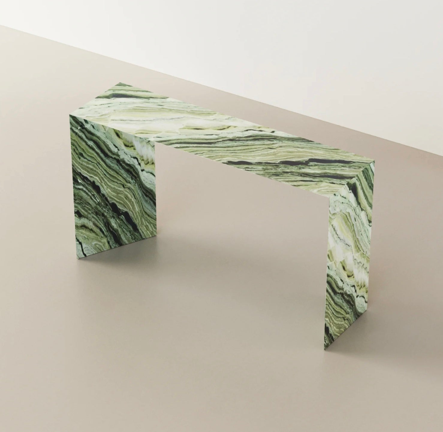 Jasmine Green Console Table