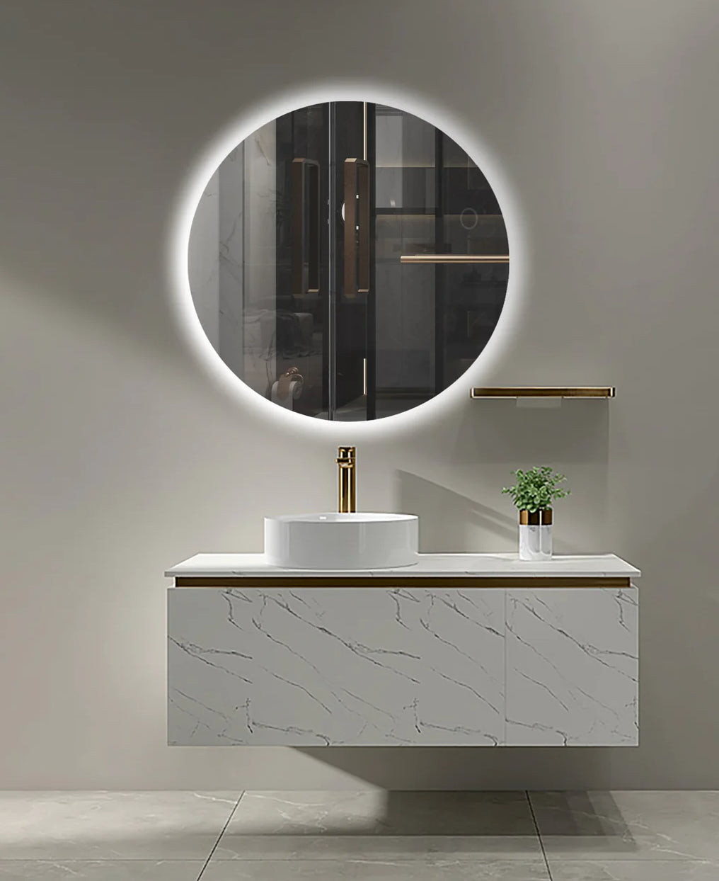 Harmonia Led Round Mirror Frameless