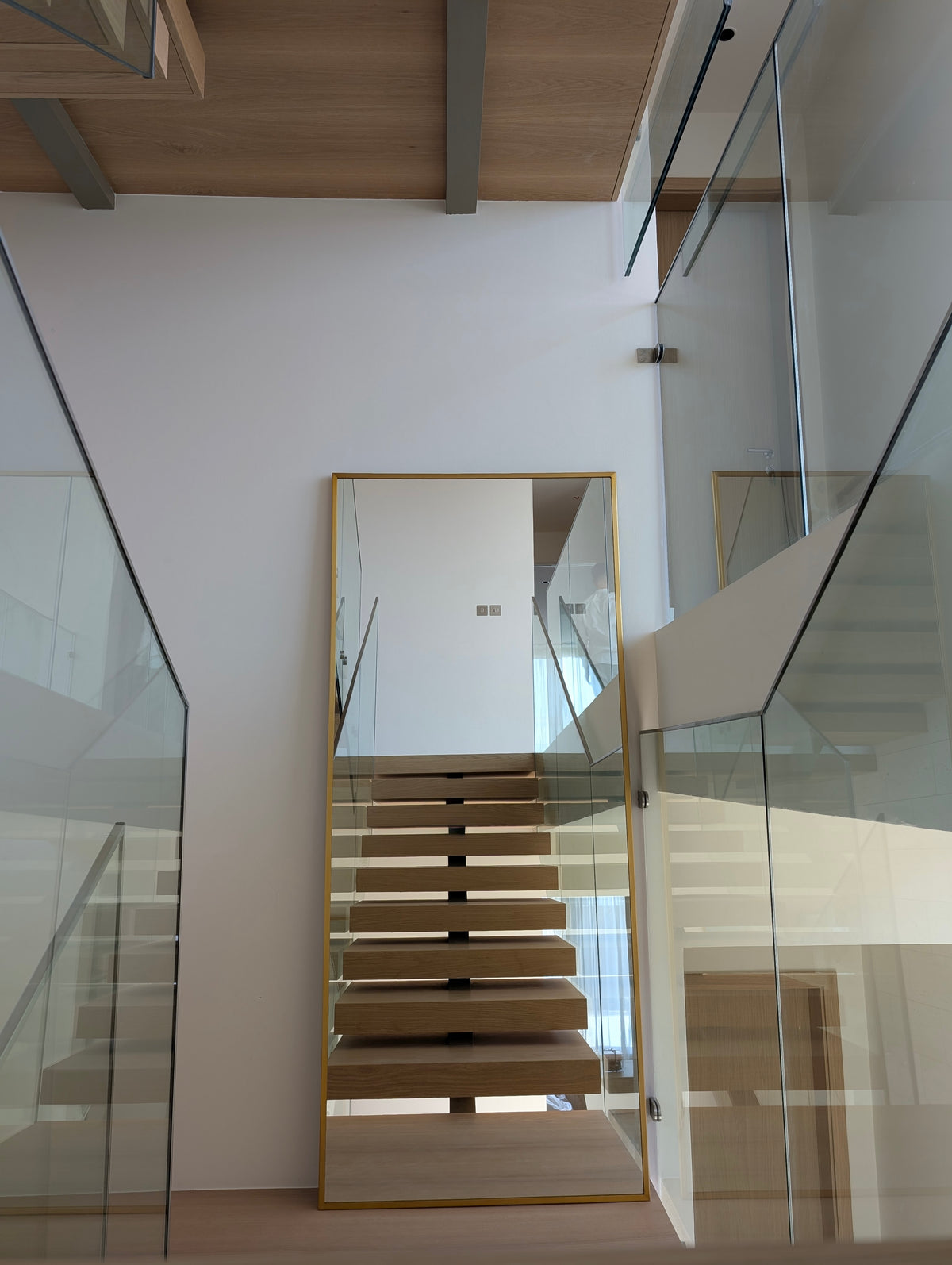 Selene XL Rectangular Mirror Gold