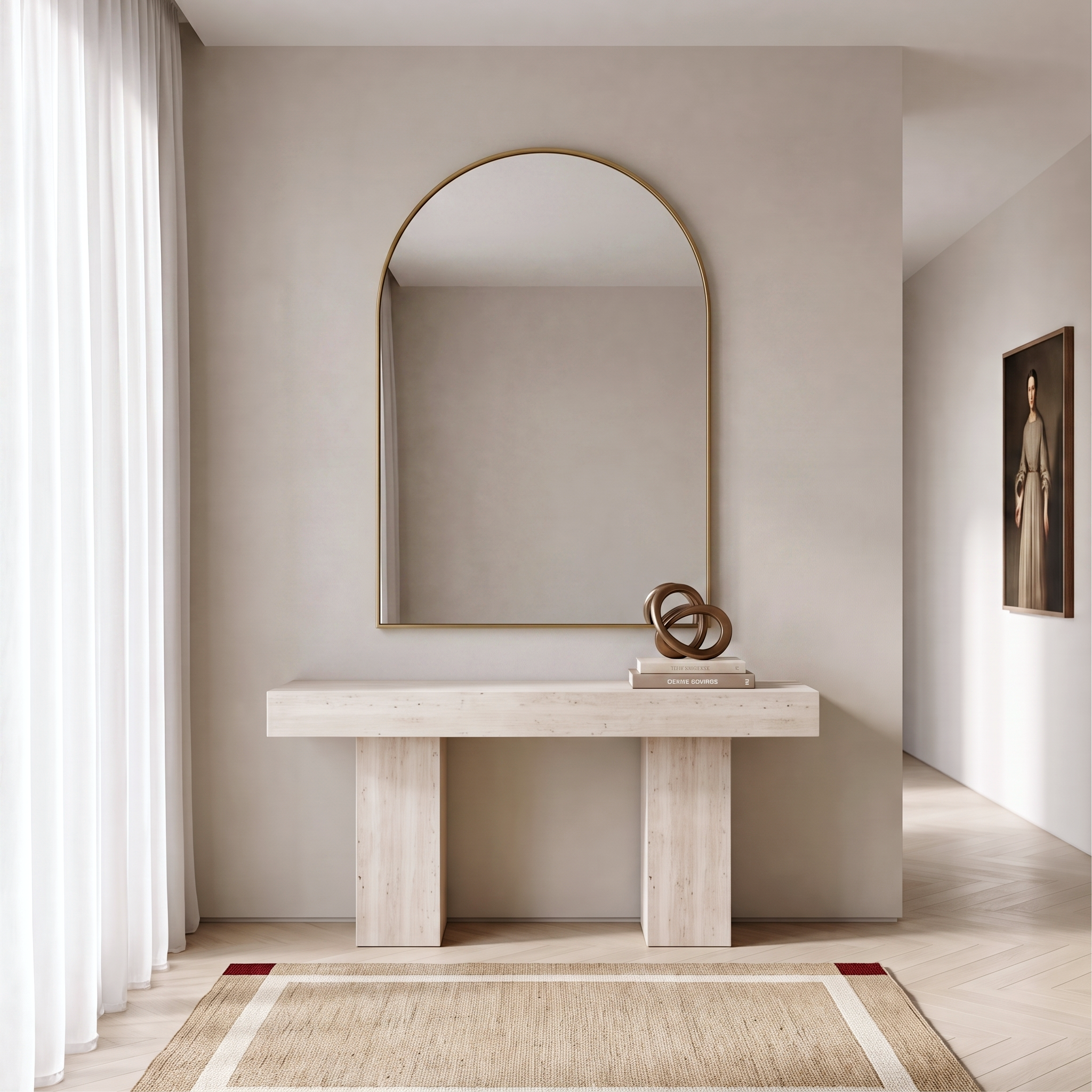 Artemis Arch Mirror Gold