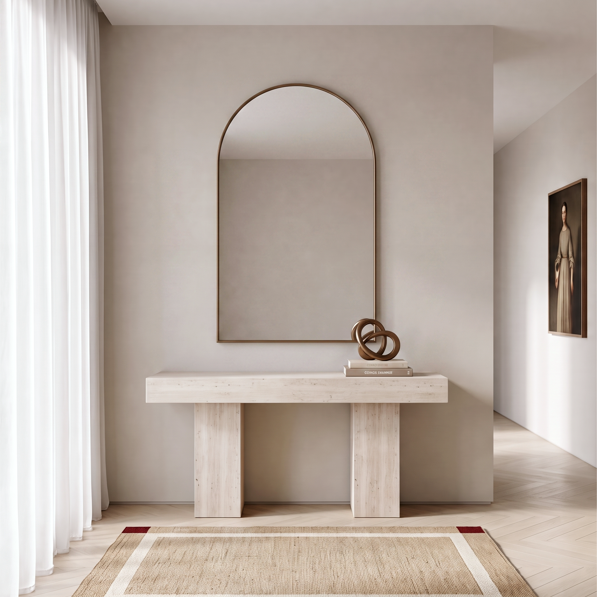 Eos Arch Mirror Bronze