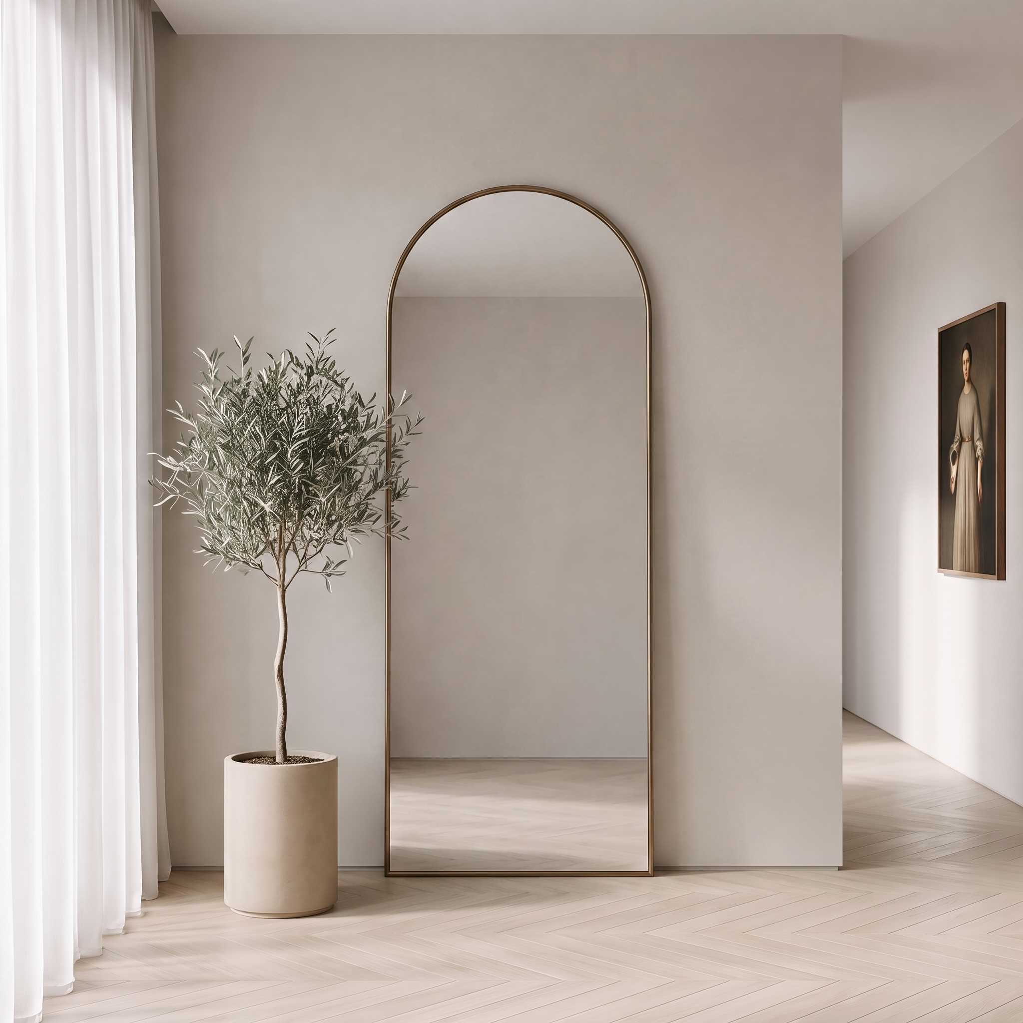 Eos XL Arch Mirror Bronze