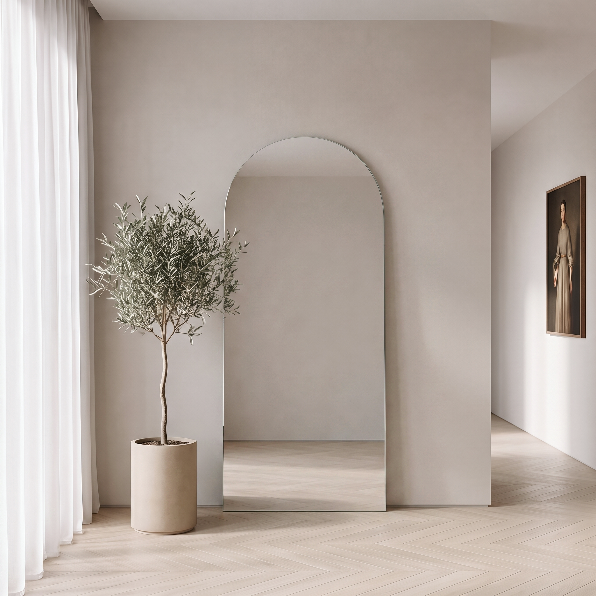 Clio XL Arch Mirror Frameless