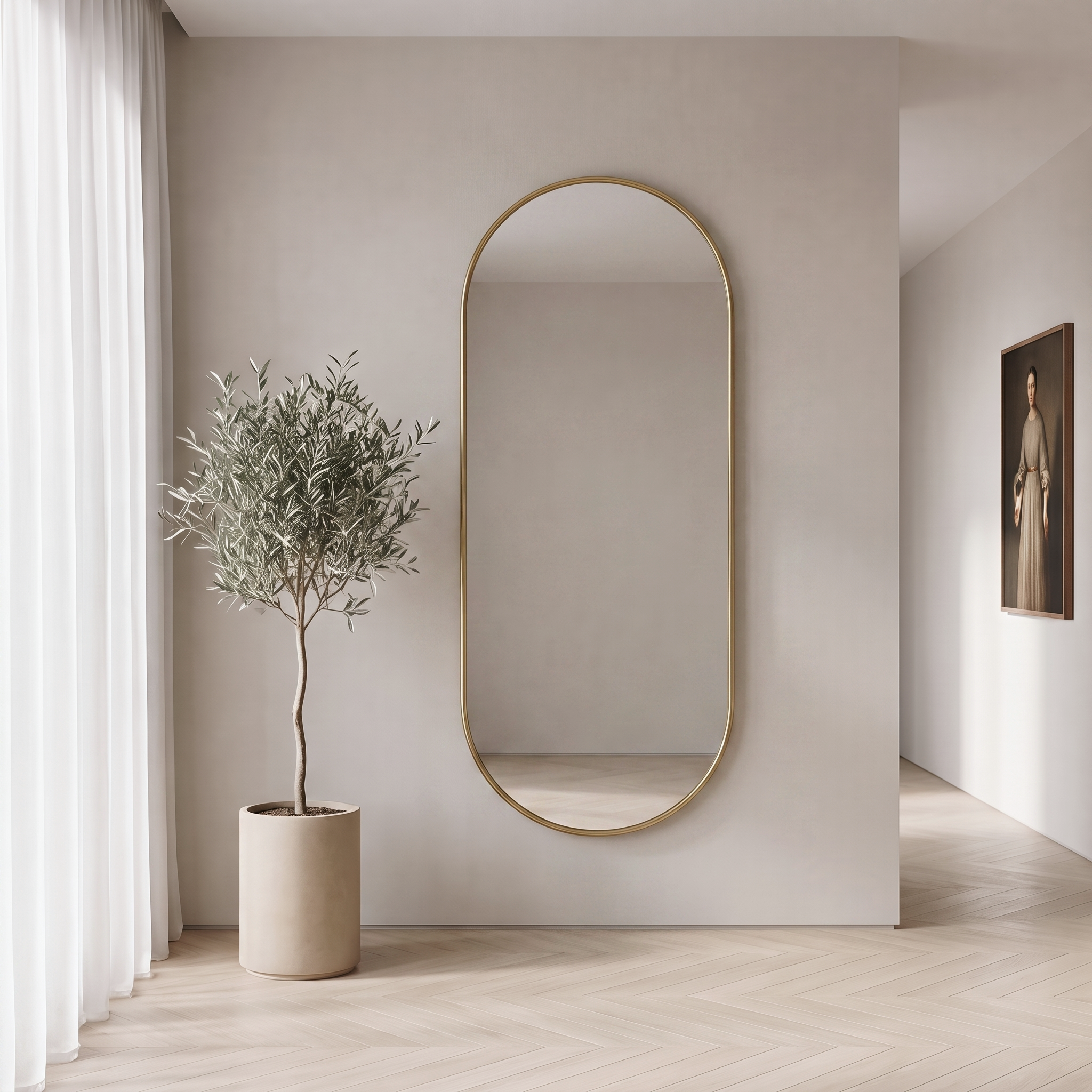 Egerie XL Capsule Mirror Gold