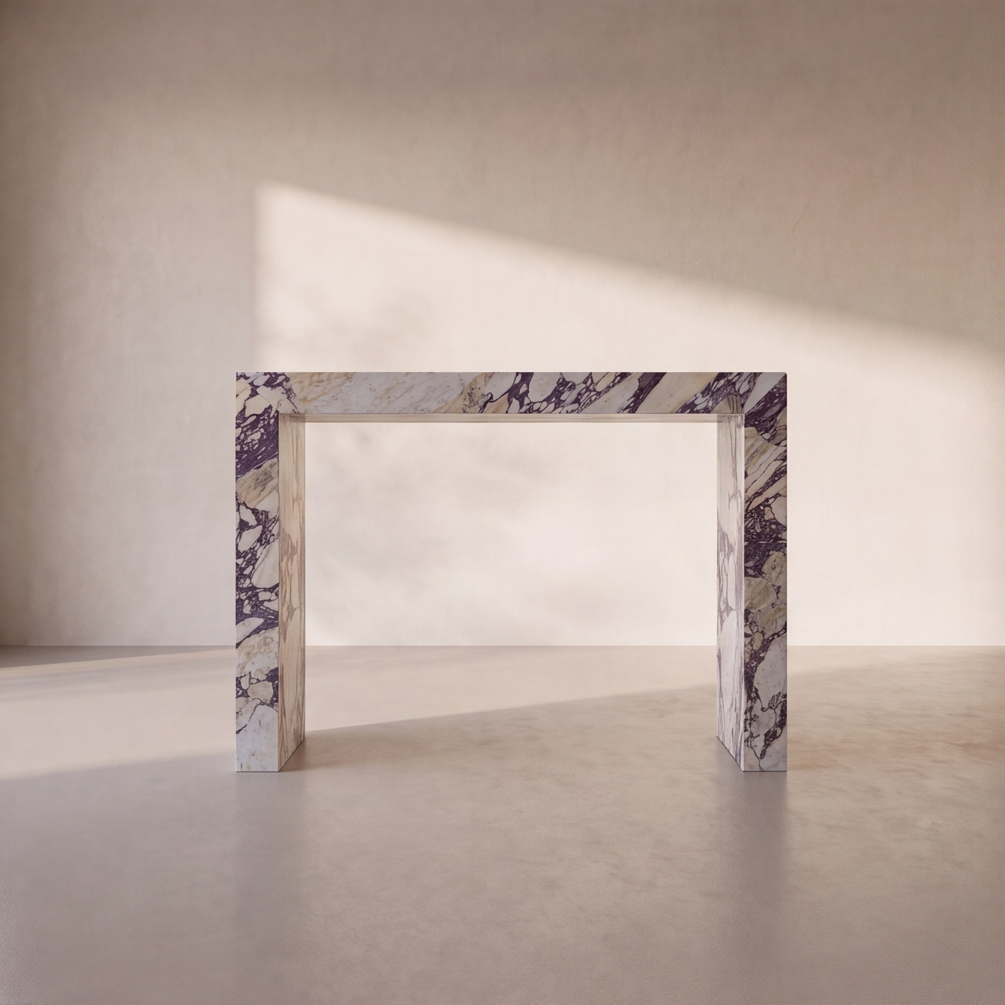 adonis-calacatta-viola-console-table front_elevation__v4