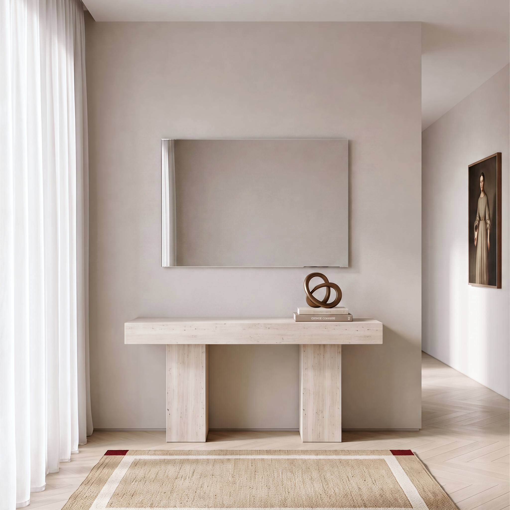 Maia Rectangular Mirror Frameless