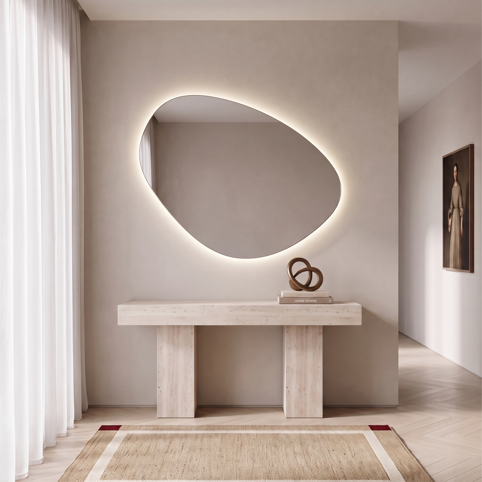 Semele Led Irregular Mirror